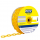 CADENA DE PLASTICO AMARILLA DE 1/8" MOD. Y143435 
