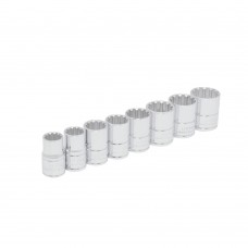 JUEGO DE DADOS SPLINE DE 1/2" URREA MOD. U5400SPL