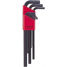 JUEGO DE LLAVES ALLEN LARGAS 1.50MM-10MM 9 PIEZAS MOD. B12199
