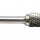 LIMA ROTATIVA DE CARBURO DOBLE FILO SC-5 COBRA 10479 MOD. D107