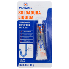 SOLDADURA LIQUIDA (SELLADOR DE SUPERFICIES METALICAS) 40GR PERMATEX MOD. D171A