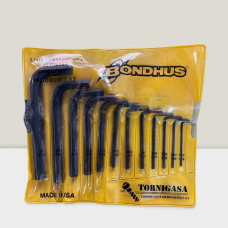 JUEGO DE LLAVES ALLEN 1/16"-3/8" 12 PIEZAS MOD. BT12