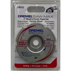 RUEDA DE CARBURO MULTIUSO PARA CORTAR AL RAS DE 3" DREMEL MOD. BSM600