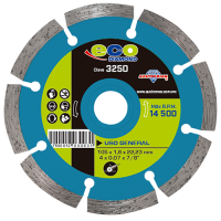 DISCO DE DIAMANTE RIN SEGMENTADO 4" MOD. X3250