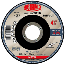 DISCO PARA CORTE DE METAL 4 1/2" CLAVE. 2016