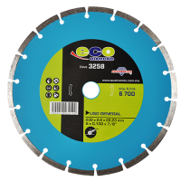 DISCO DE DIAMANTE RIN SEGMENTADO 9" MOD. X3258