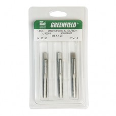JUEGO DE MACHUELOS M8 X 1.25 ACERO AL CARBON GREENFIELD MOD. GJMM8