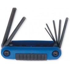 JUEGO DE LLAVES ALLEN T/NAVAJA 5/64"-1/4" 9 PIEZAS MOD. U4977B 