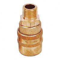 COPLE DE BRONCE DE CONEXION RAPIDA 1/4" NPT MOD. 108124
