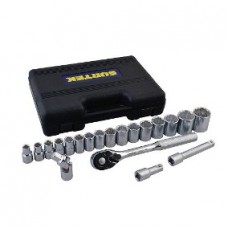JUEGO DE DADOS Y ACCESORIOS CON 20 PZ MOD. Y5800BM