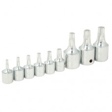 JUEGO DE DADOS PUNTA TORX CUADRO DE 1/4" Y 3/8" MOD. YF4451T