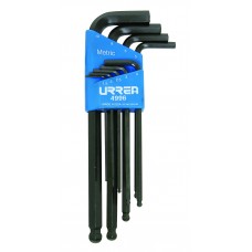 JUEGO DE LLAVES ALLEN BOLA 1.5MM-10MM 9 PIEZAS MOD. U4996
