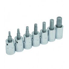 JUEGO DE 8 DADOS PUNTA HEXAGONAL MOD.  U49907