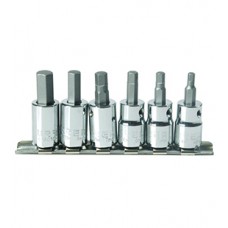 JUEGO DE 6 DADOS PUNTA HEXAGONAL MOD. U4990M6