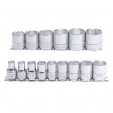 JUEGO DE DADOS 1/2" 15 PZ MOD. U54110