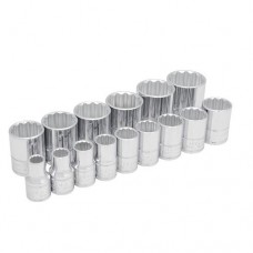 JUEGO DE DADOS DE 1/2" 15 PZ MOD. U54114