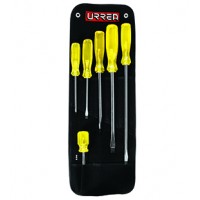 JUEGO DE 6 DESTORNILLADORES CON PUNTAS PLANAS MOD. U9600B JUEGO DE 6 DESTORNILLADORES CON PUNTAS PLANAS MOD. U9600B
