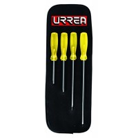 JUEGO DE 4 DESTORNILLADORES CON PUNTAS PLANAS MOD. U9600C JUEGO DE 4 DESTORNILLADORES CON PUNTAS PLANAS MOD. U9600C