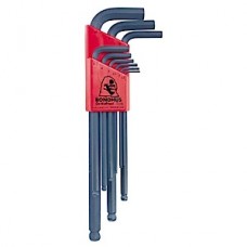 JUEGO DE LLAVES ALLEN BOLA 1.5MM-10MM 9 PIEZAS MOD. B10999