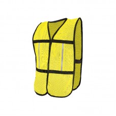 CHALECO DE MALLA CON REFLEJANTE AMARILLO MOD. CCHAA