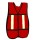 CHALECO DE MALLA CON REFLEJANTE ROJO MOD. CCHR