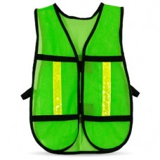 CHALECO DE MALLA CON REFLEJANTE VERDE MOD. CCHV