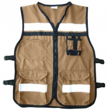 CHALECO BRIGADISTA BEIGE MOD. CHBB