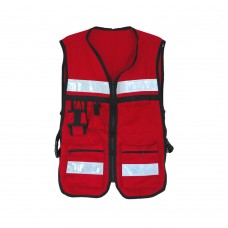 CHALECO BRIGADISTA ROJO MOD. CHBR