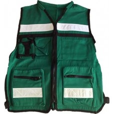 CHALECO BRIGADISTA VERDE BANDERA MOD. CHBV