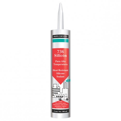 (SILICONES) SILICON ROJO ALTA TEMPERATURA MOD.HS736R